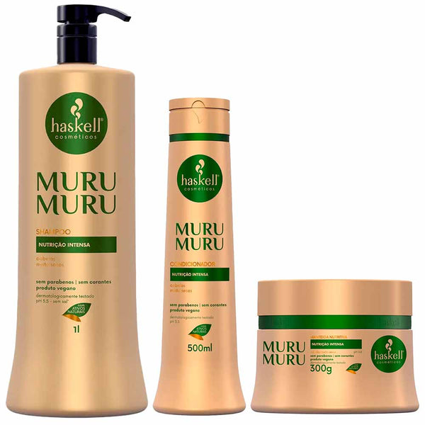 Haskell Murumuru Kit – Shampoo + Máscara + Condicionador Kit