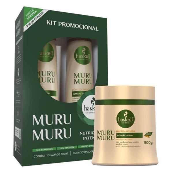 Kit Murumuru Shampoo, Condicionador e Máscara 500ml